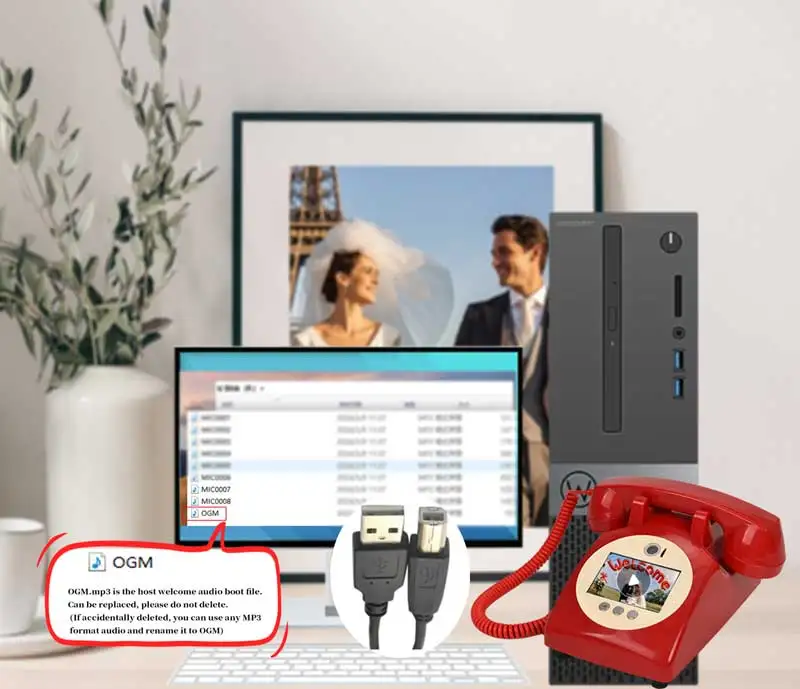 كتاب ضيف فيديو 1080p استهلاك منتجات الزفاف ذات الصلة رسالة حفلة الصوت كتاب رسائل الضيوف صورة عالية الوضوح #6