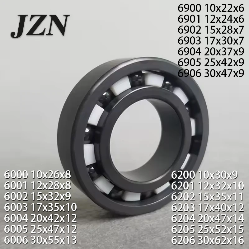 

6900 6901 6902 6903 6904 6905 6906 Silicon nitride ceramic bearings,zirconia bearing 6000 6001 6002 6003 6004 6005 6006 6200