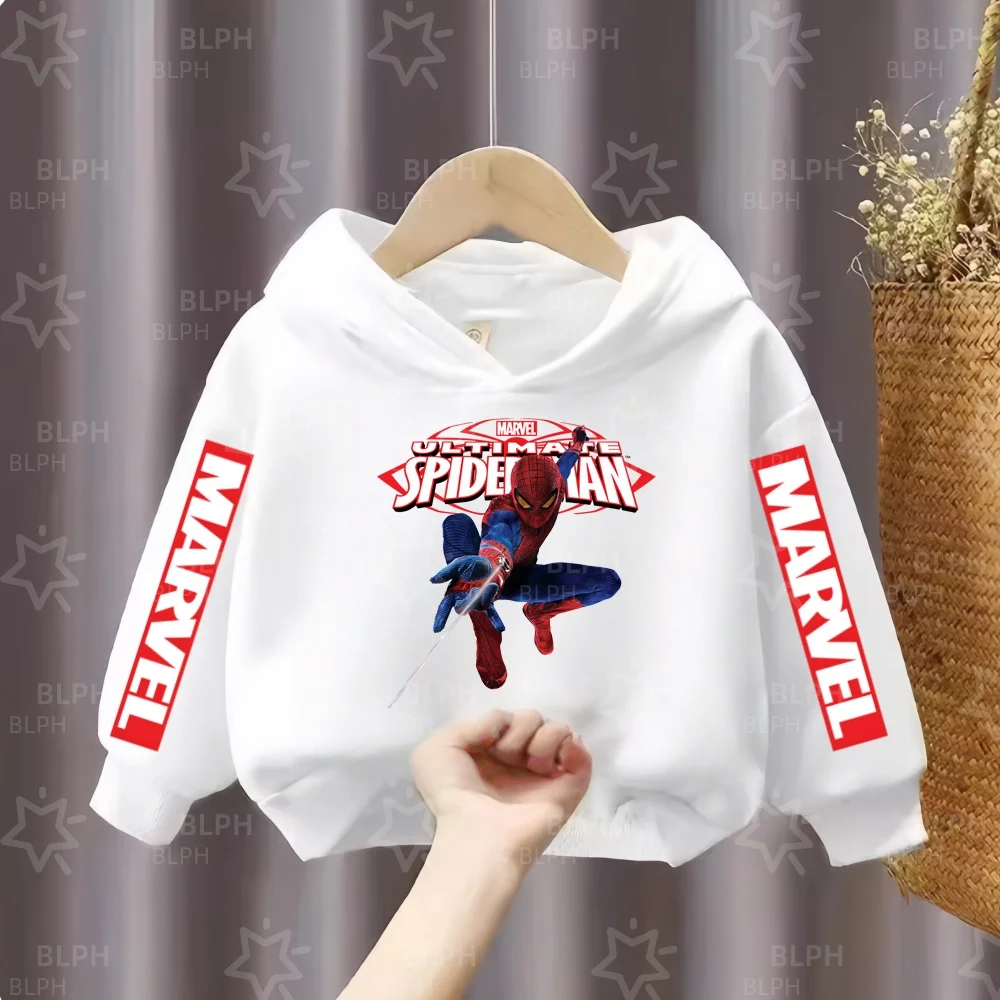 Kids Soft Hoodie Marvel Avengers Super Hero Collective Theme Pullover Clothes