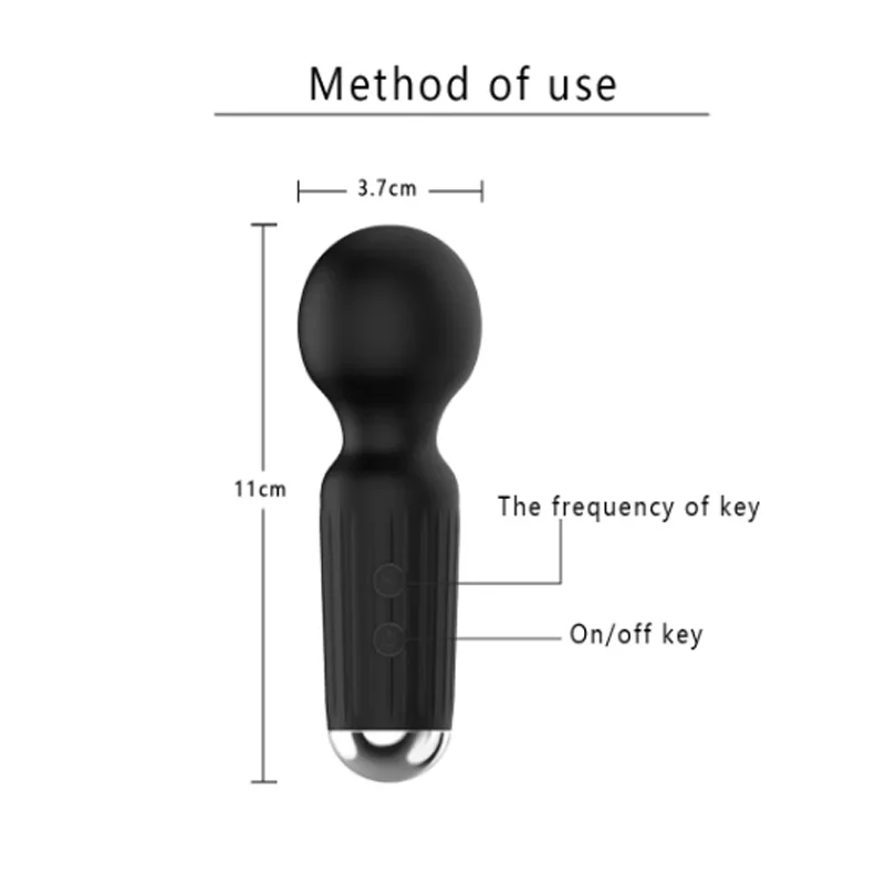 Mini vibrator suitable for women G-Spot Clitoris stimulator 20 speed soft silicone realistic Dildo AV vibrator adult sexy toy 18