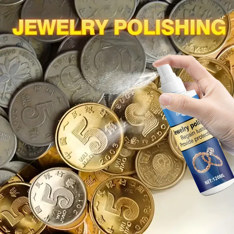 

Спрей для полировки ювелирных изделий Fasilawei: средство для бриллиантов/металлов/различных поверхностей, восстановление блеска, поддержка блеска