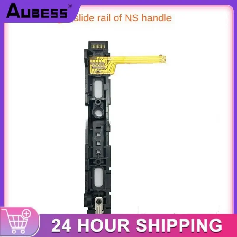 Peça de reposição para trilho deslizante direito e esquerdo com cabo flexível para acessórios Joycon Ns de console de interruptor