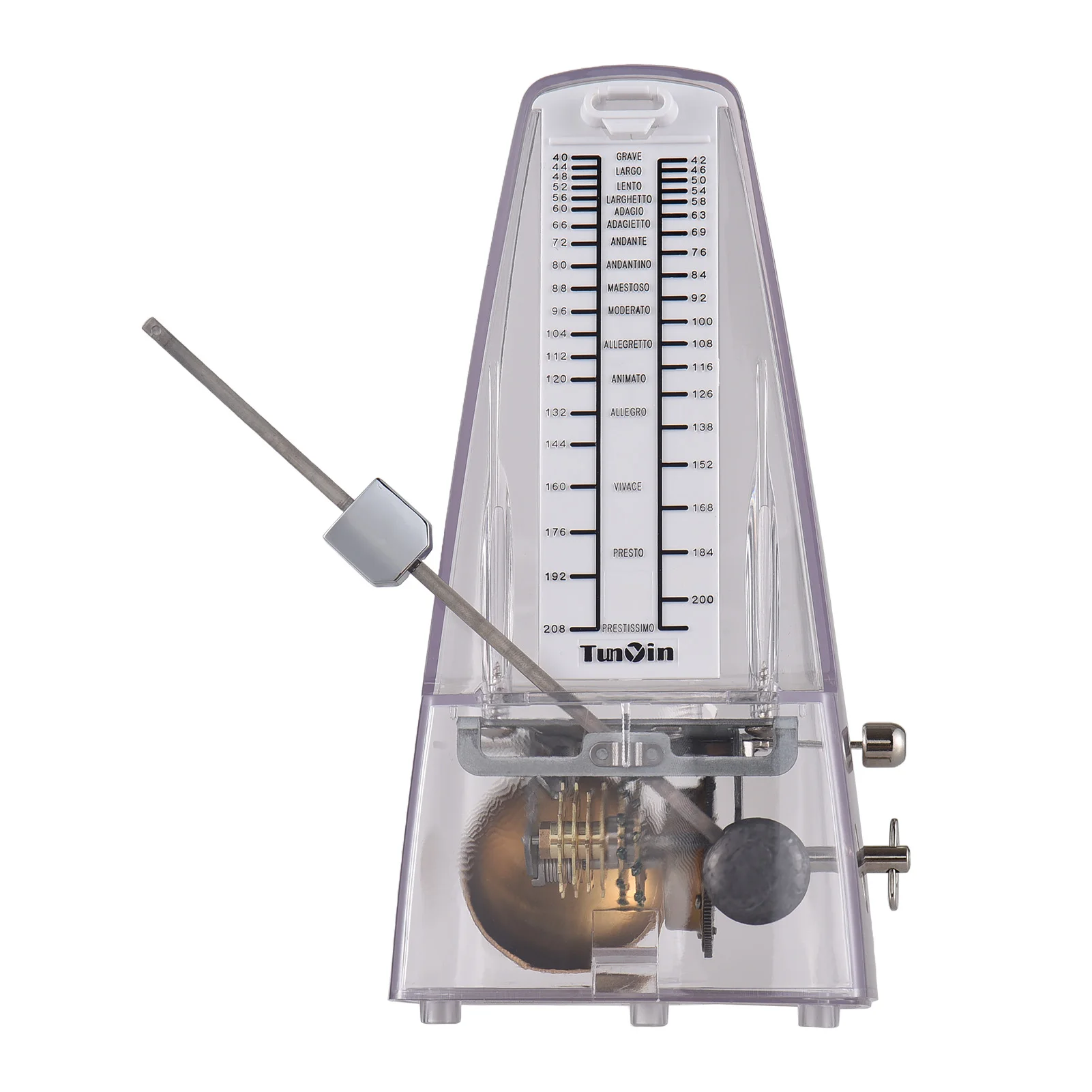 

TUNYIN Mechanical Metronome Portable Metronome Adjustable Beat Speed Lightweight Loud Sound for Piano Guitar Drum Guzheng