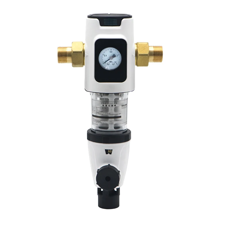 Hot Sale High Quality Automatic Cleaning Brass Water Prefilter Filtration Softening Popular Filter Sediment Sand Impurities