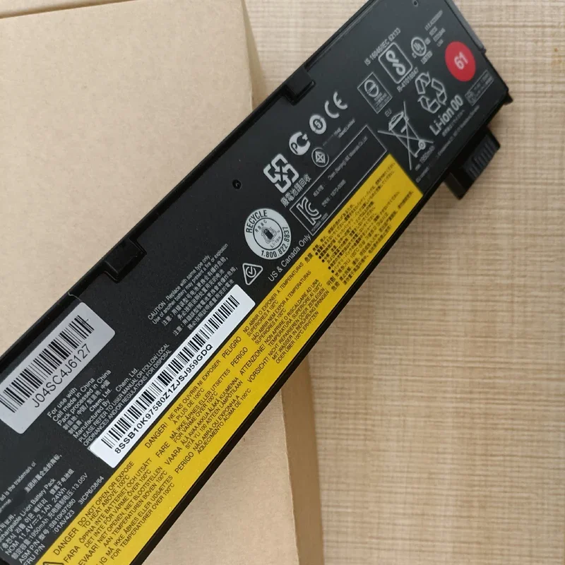 Imagem -05 - Bateria Externa para T470 Thinkpad Lenovo T480 T570 T580 P51s P52s 01av419 01av423 01av428 01av424 Av420 Novo