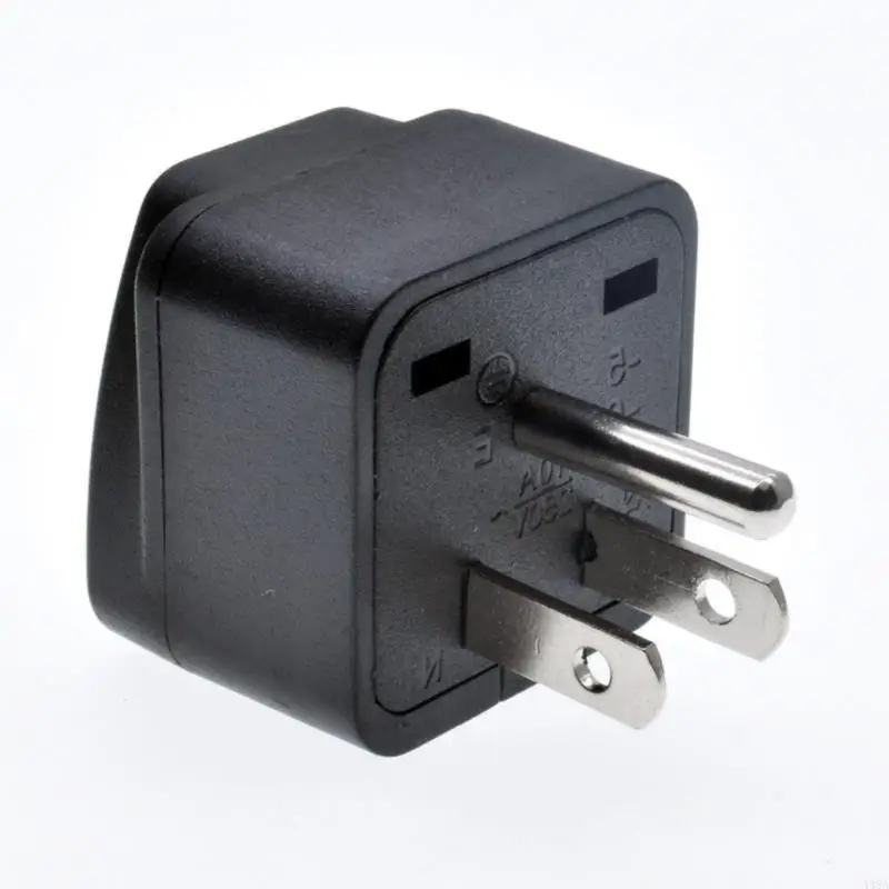 US Plugs Adapters support Plastic & Metal International Plugs Adapter European To US Plugs Adapter for Global Travel 448A