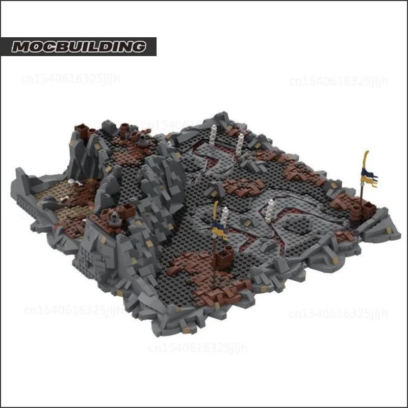 The Last Alliance MOC Rings Movie Scene Building Blocks DIY Assembly Technology Bricks Display Model Toys Xmas Gifts