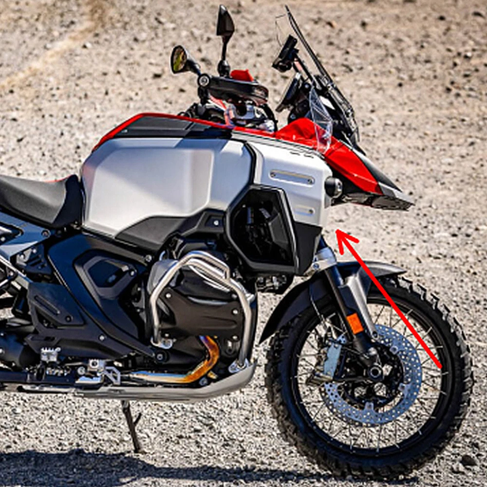 ل BMW R1300GS R1300 GS ADV Adventure 2024-2026 دراجة نارية لوحة جانبية خزان المياه الحرس الإطار حامي غطاء المبرد هدية #2