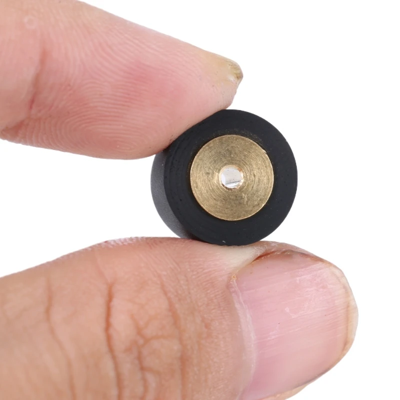 Rueda de movimiento de polea de correa de reproductor de cinta, rodillo de pellizco de goma, 14,2 8/11 x, 8x7/13, 5x8mm, para grabadoras, asegura una durabilidad estable del sonido
