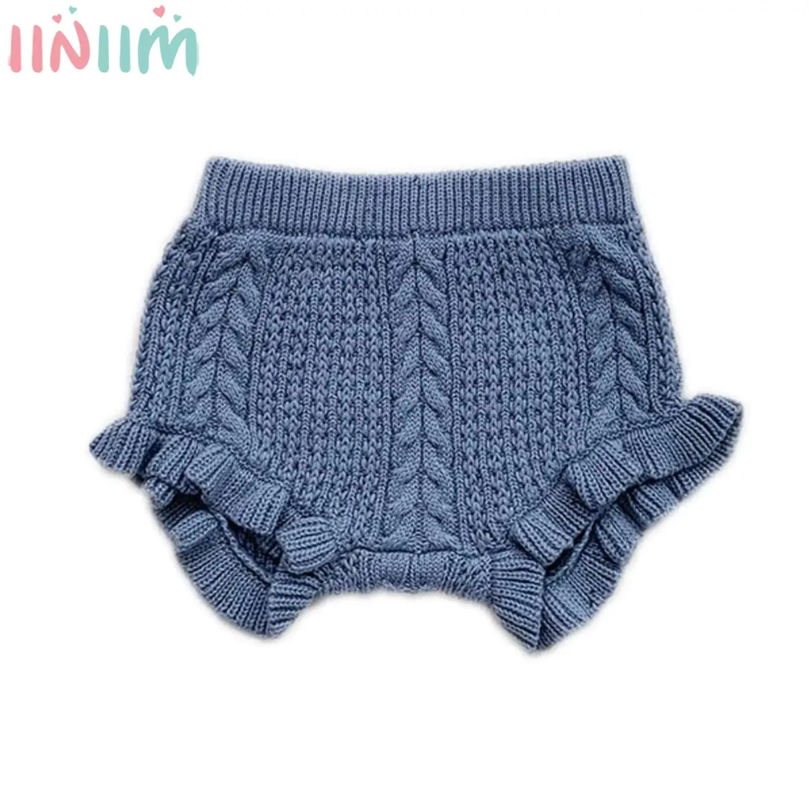 

Baby Toddlers Cotton Knit Bloomers Stretchable Ruffles Shorts Diaper Covers Underwear Panties Daily Wear Homewear Sleepwear