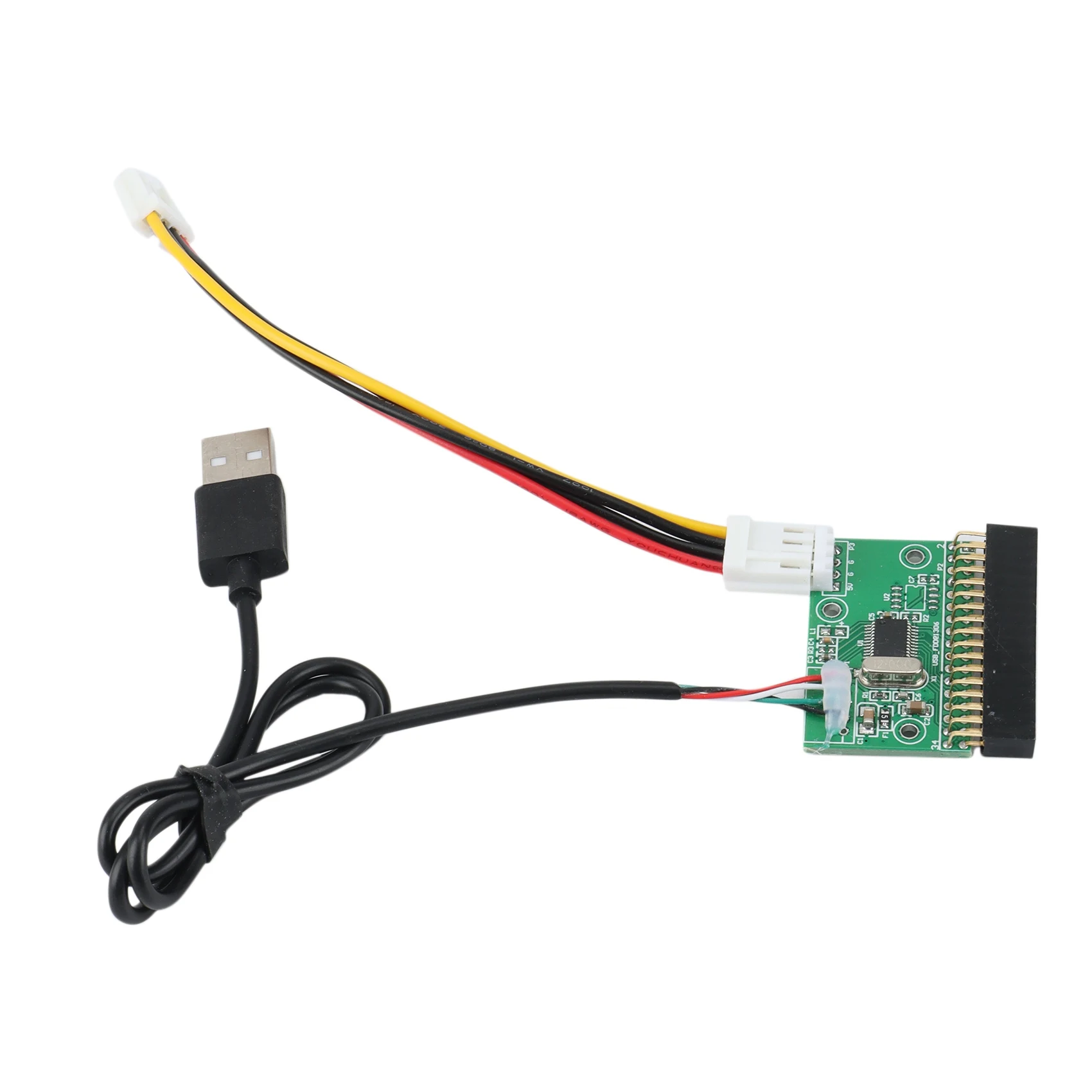 SMIEA 1,44 MB 3,5 pulgadas conector de unidad de disquete 34 PIN 34P a adaptador de Cable USB placa PCB PC USB a FLOPPY U disco a disquete