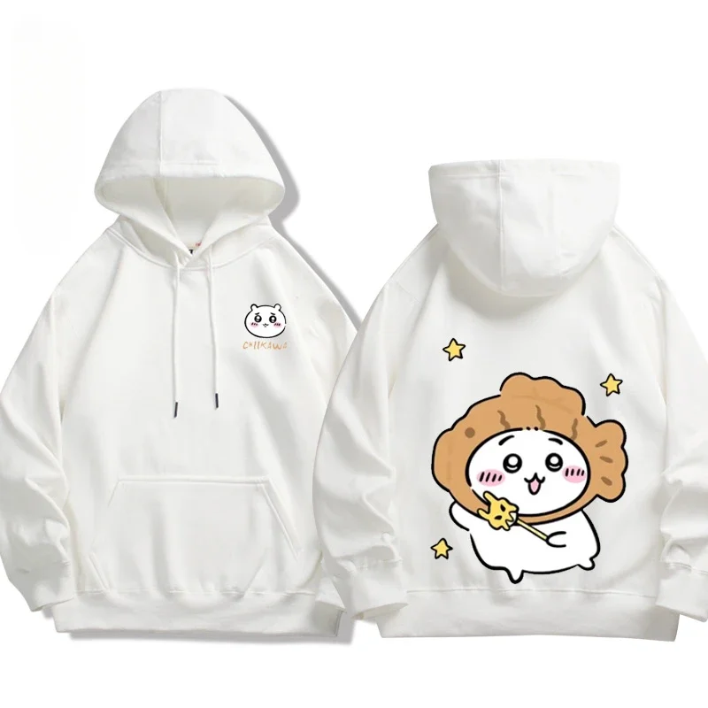 Niedliche usagi und chiikawa Cartoon Peripherie Frauen Hoodie im Frühjahr und Herbst Saison für Männer und Frauen Paar Kleidung