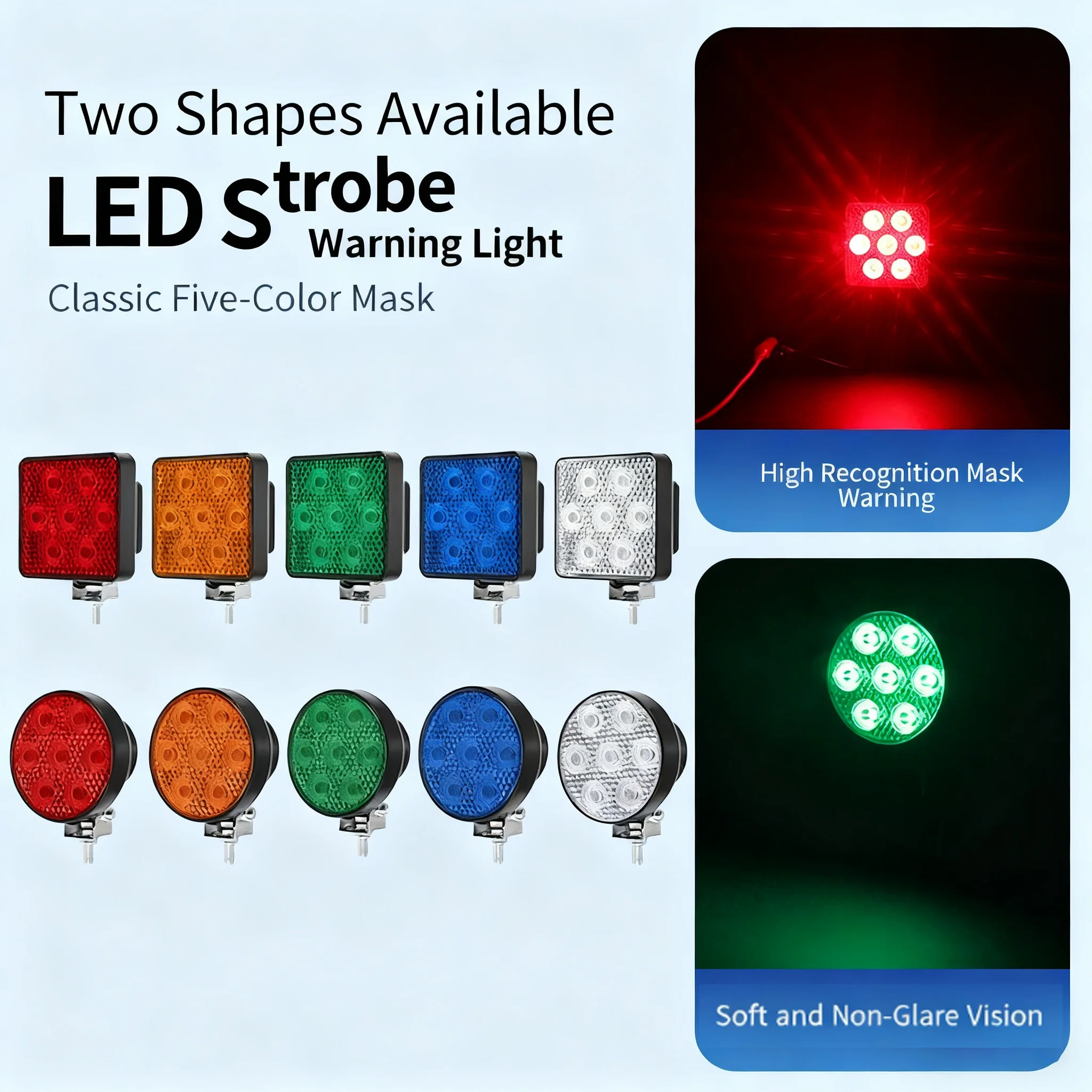 9 فولت-80 فولت LED أضواء العمل سطوع عالية أضواء النيون ليلة الإضاءة مصباح للسيارات شاحنة على الطرق الوعرة المركبات SUV ATV لاقط أضواء #4