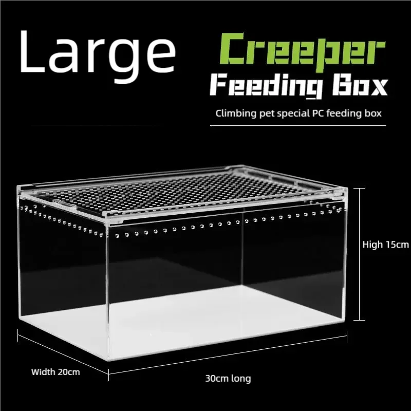 Acrylic Climbing Pet Feeding Box 2