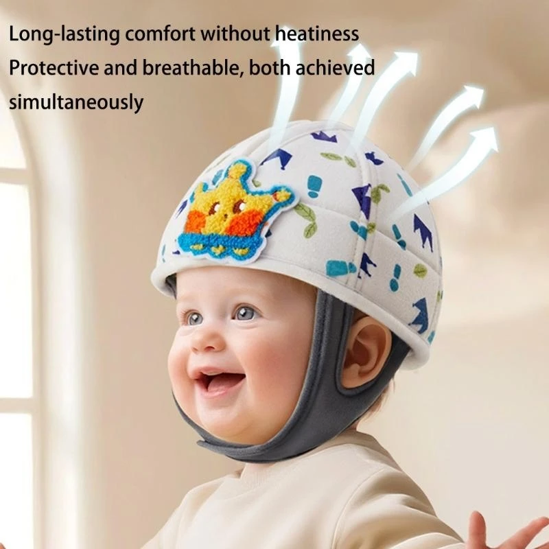 

J15U Ergonomic Infant Safety Hat Baby Helmet Cap Adjustable Protective Hat