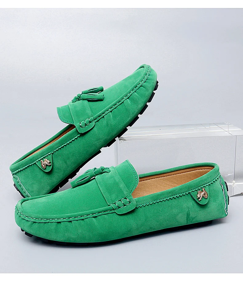 2025 Neue Herren-Quasten-Loafer mit weichen Sohlen, vielseitige Freizeitschuhe im koreanischen Stil, trendige Slip-On-Fahrerschuhe im britischen Stil – Detail 19