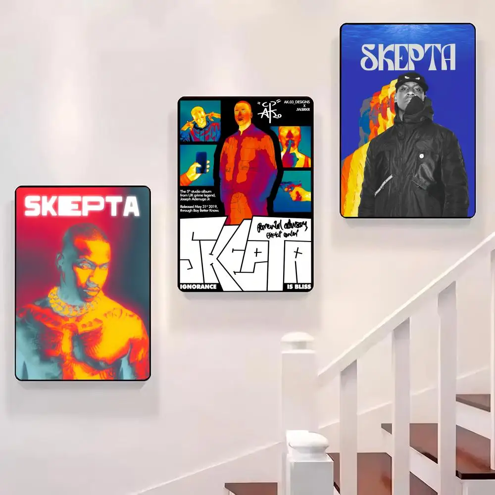 

Singer S-skepta Fred Again Poster Sticky Wall Waterproof Home Living Room Bedroom Bar Aesthetic Decoration Perfect Gift