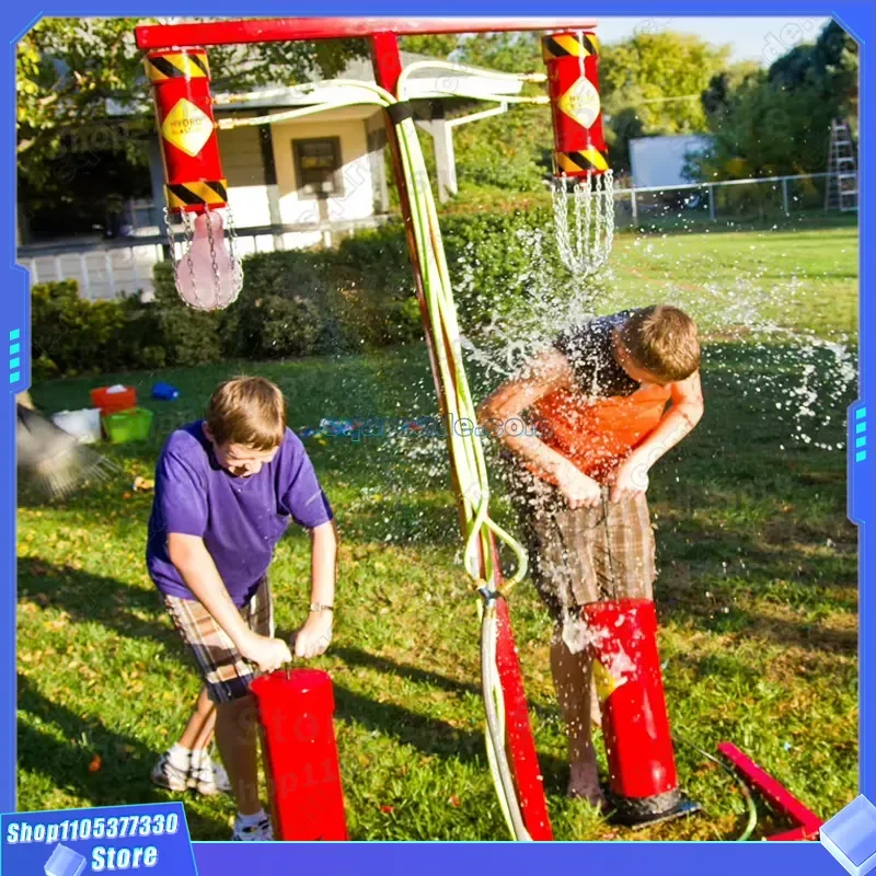 4 Stop Hydraulic Water Balloon Blasting Game Carnival Combat Equipment Alternative to Dunk Tank Event Rental Fun Outdoor