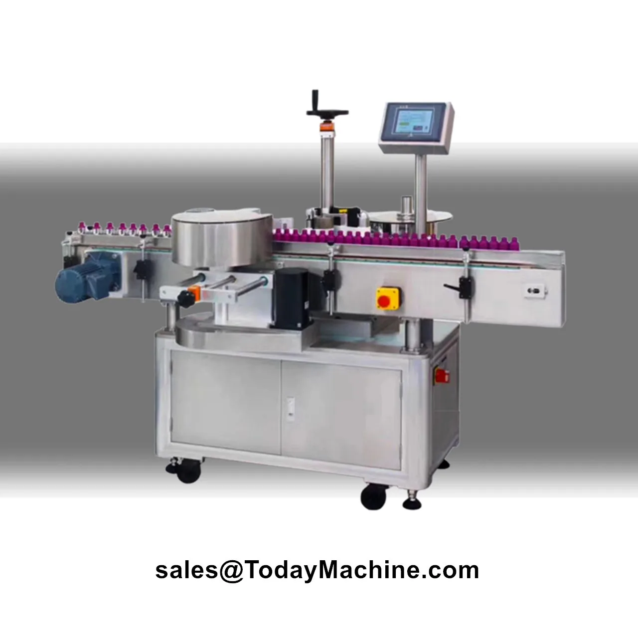 Automatic Sticker Self-adhesive Water Round Bottle Double Side Labeling Machine