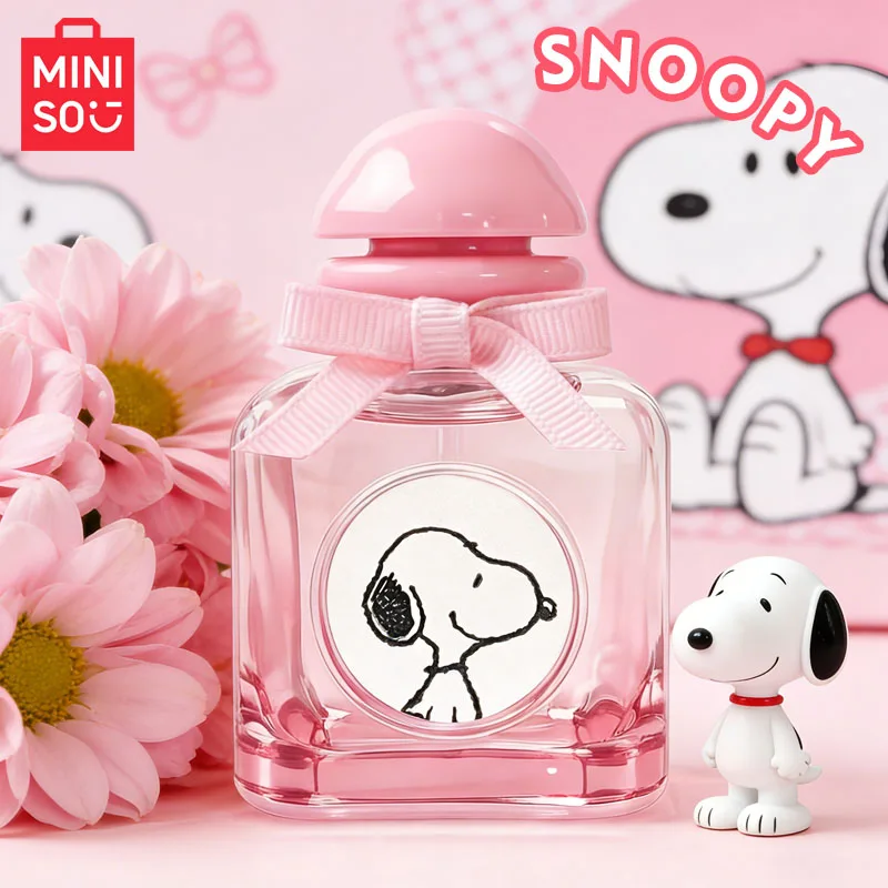 MINISO & SNOOPY Women Perfume Original Luxury Fruity Floral Fragrance For Woman Spray 50ML Girl Birthday Present Children Gift