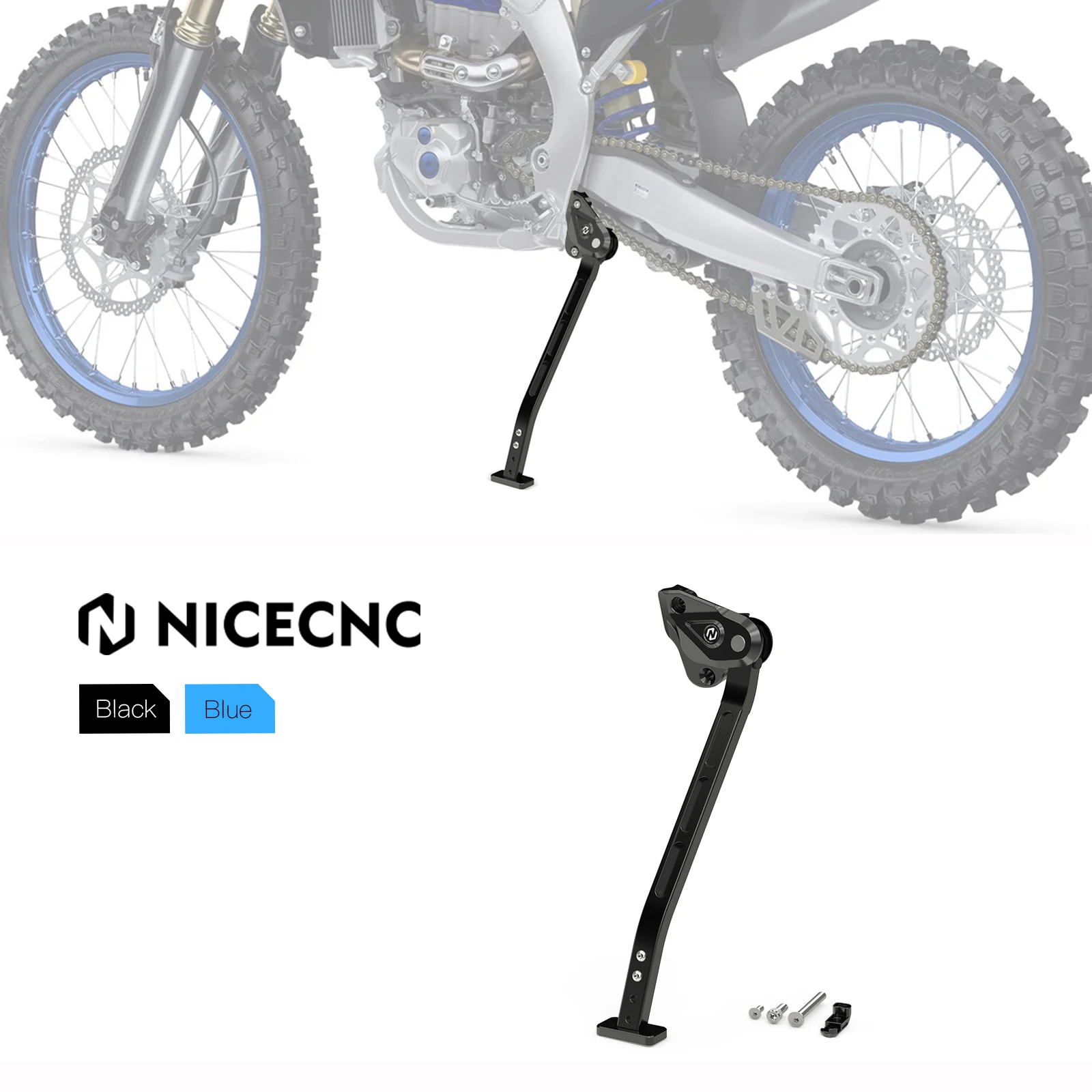 

Adjustable Side Stand Kickstand Lowering Link For Yamaha YZ450F YZ 450F YZF450 2023-2024 Motorcycle NiceCNC 6061-T6 Aluminum