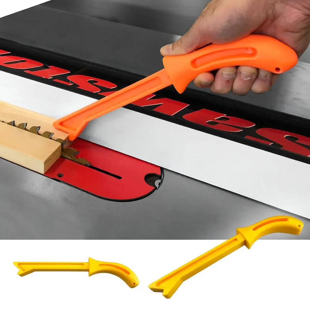Safety Feed Push Tool For Woodworking Table Saw Band Saw Carpentry Accessory Ergonomic Handle Durable Wood Push Stick