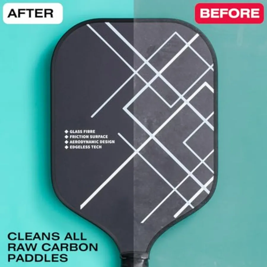 ممحاة مجداف كرة البيسبول أفضل منظف فأر كرة المخلل من ألياف الكربون، شريط مطاطي سريع وسهل لإزالة بقايا الكرة والأوساخ والدقيقة