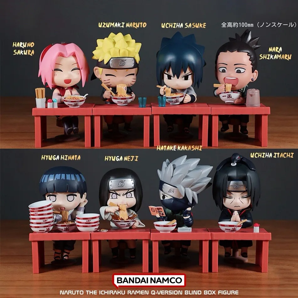 

Бандай Блайнд-бокс | Набор фигурок Наруто и Саске в стиле рамен (Q-версия) из серии «Наруто: Шиппуден», настольное украшение, аниме-атрибутика