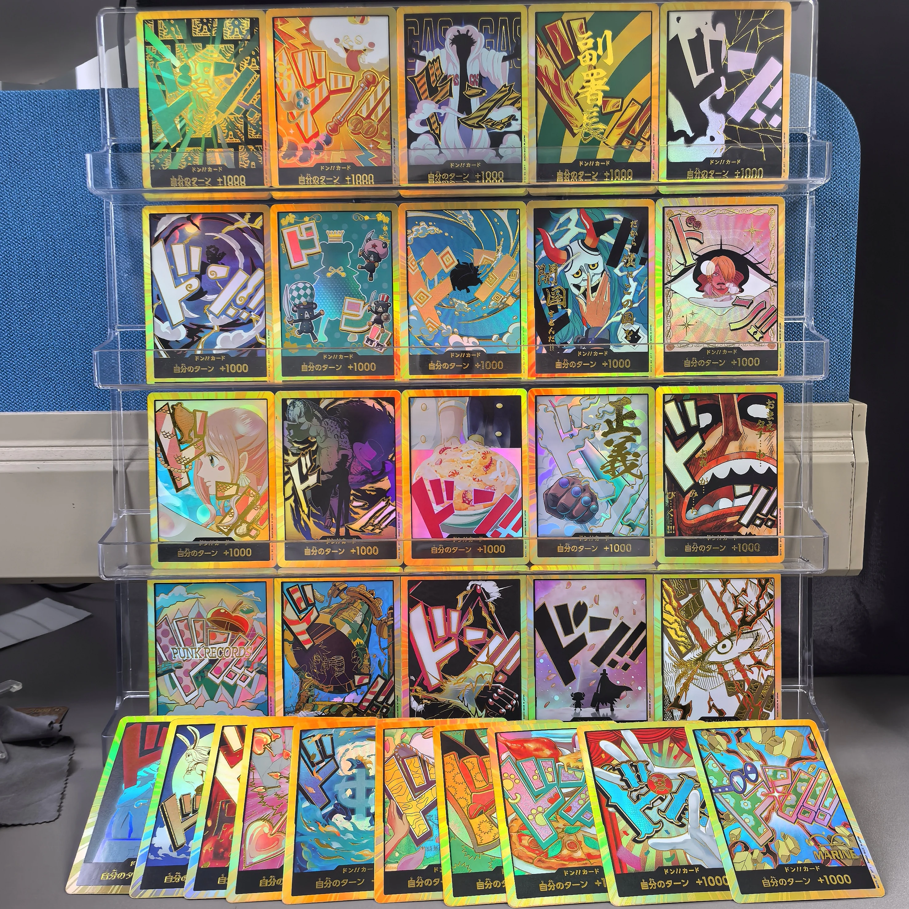 

30Pcs ONE PIECE Japanese Collection Cards DON Card Your Turn+1000 Monkey D. Luffy Roronoa Zoro Classic Game Anime Card Gift Toys