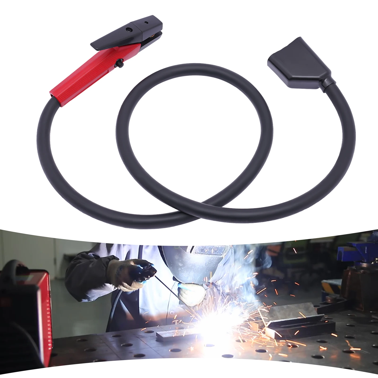 K4000 1000A 80Psi Air Carbon Arc Gouging Torch with Fitting Clamp Tight Interface for Slotting, Cutting Casting Risers, Cleaning Welding Marks