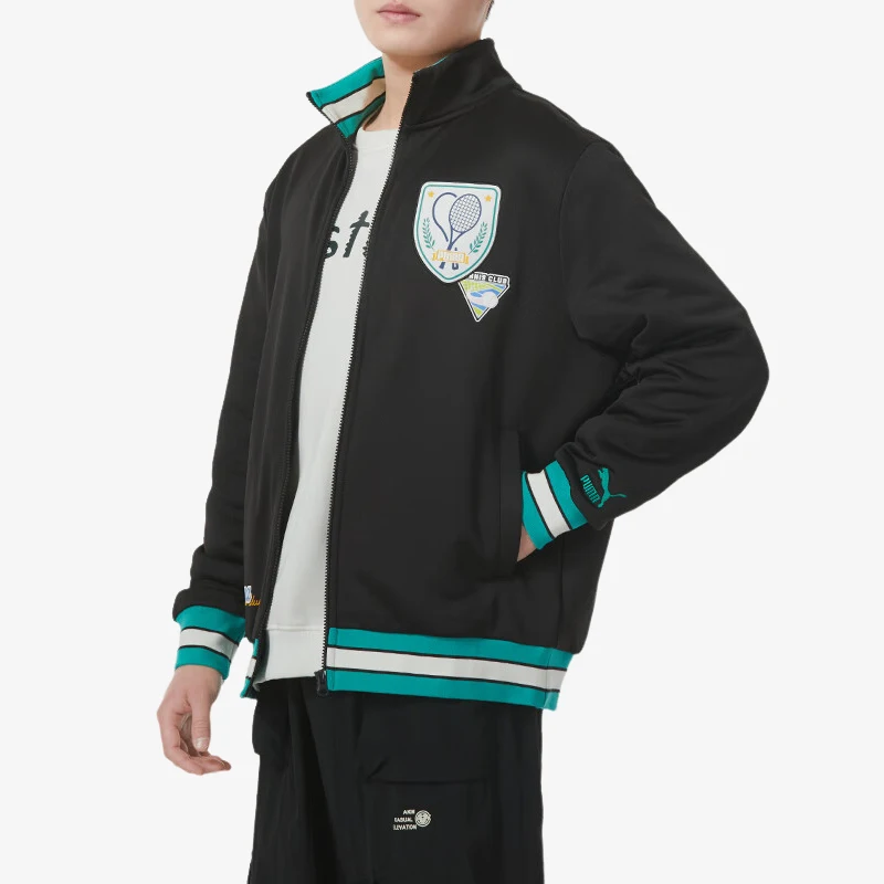 

Puma Genuine 2024, новая мужская/женская вязаная спортивная повседневная куртка 628308-01