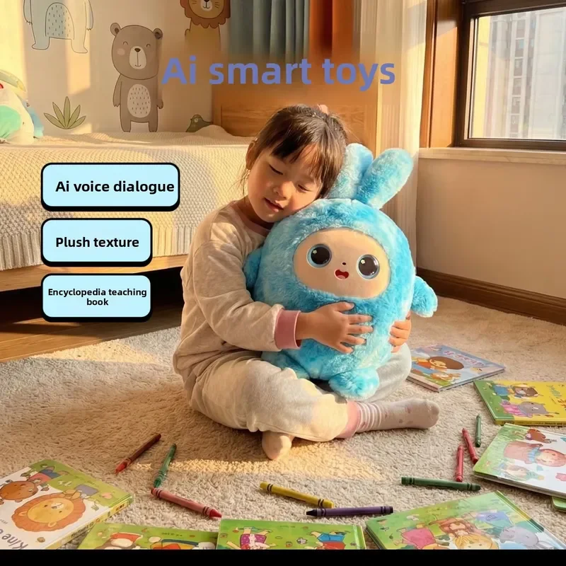 2026 New, High Quality, AI-Powered Interactive Educational Plush Toy with Music and Vocalization, Soothing Stuffed Animal
