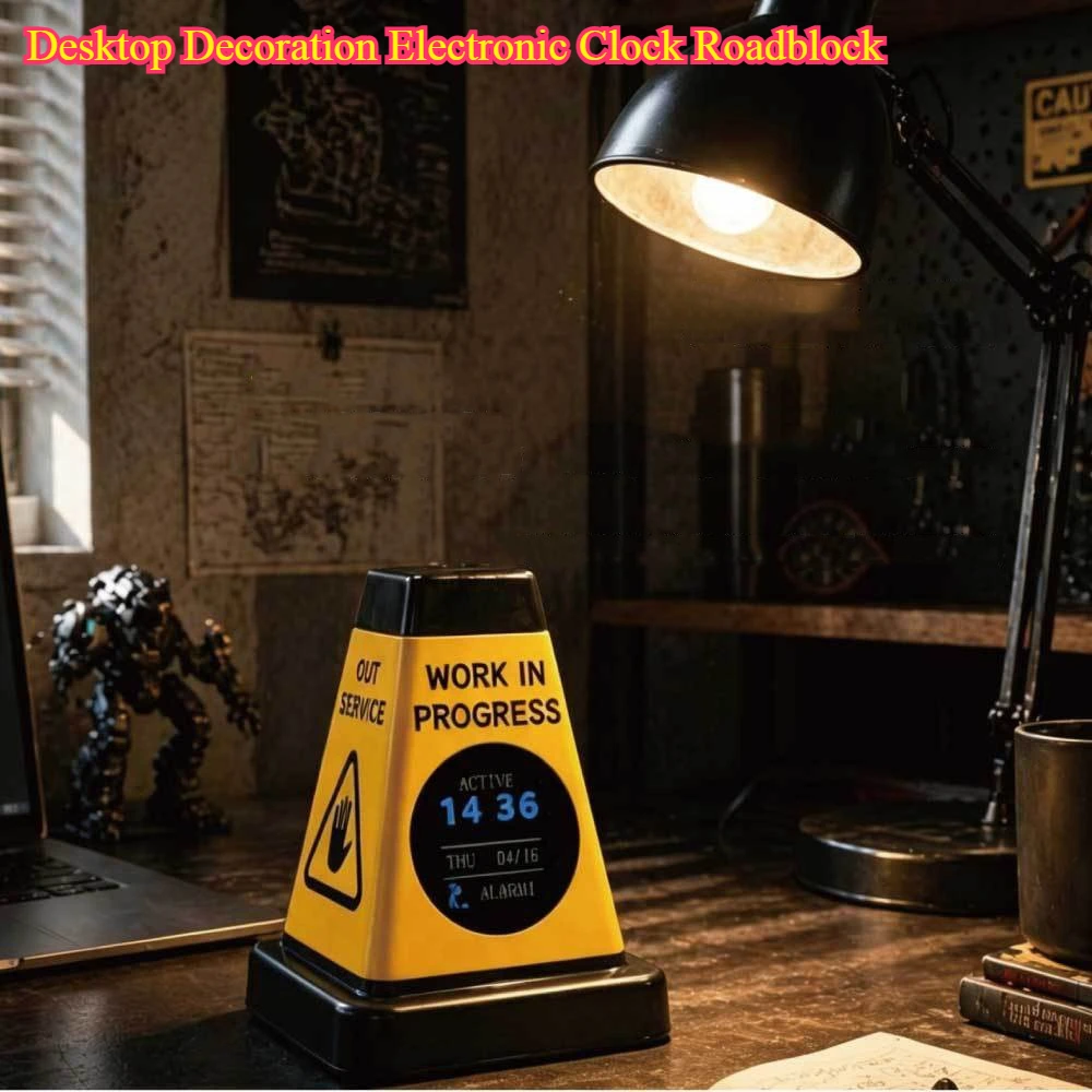 Desktop Decoration Electronic Clock Roadblock - Student-specific Warning Design for Children Timer Gift