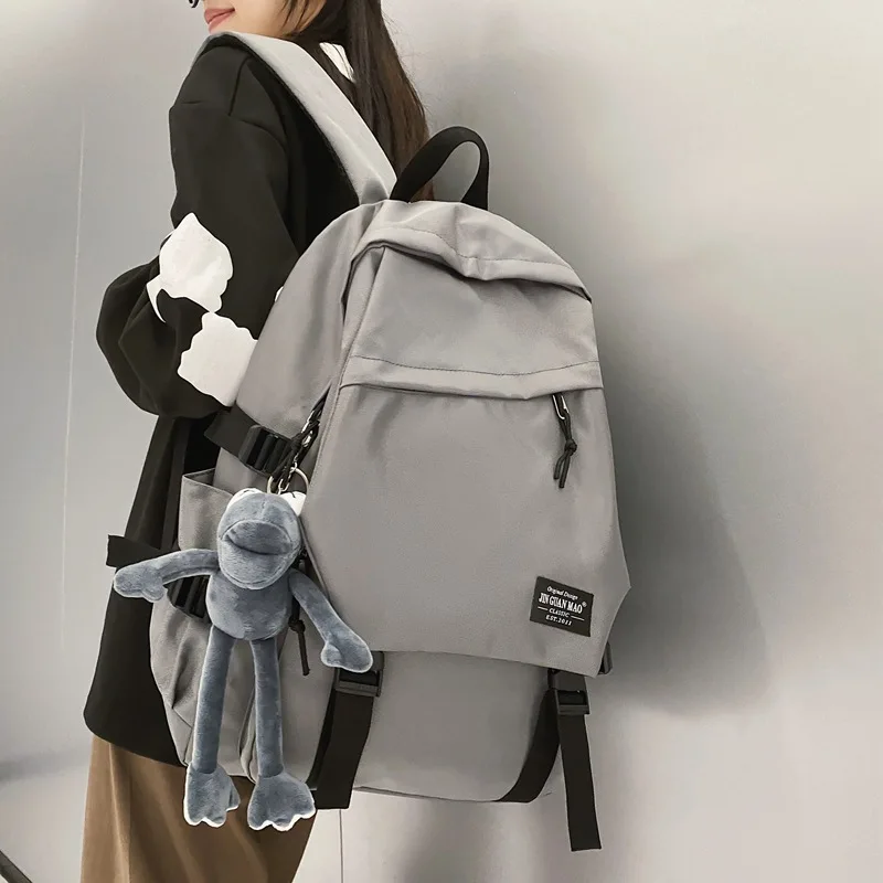 Zaino da uomo alla moda 2025 Nuovi zaini da viaggio da donna di grande capacità Borsa da scuola per laptop versatile Zaino da scuola per ragazza e ragazzo