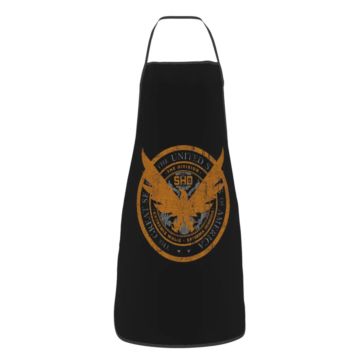 Game Tom Clancys The Division SHD Seal Aprons Chef Cooking Tablier Sleeveless Bib Kitchen Cleaning Pinafore Women Men Gardening