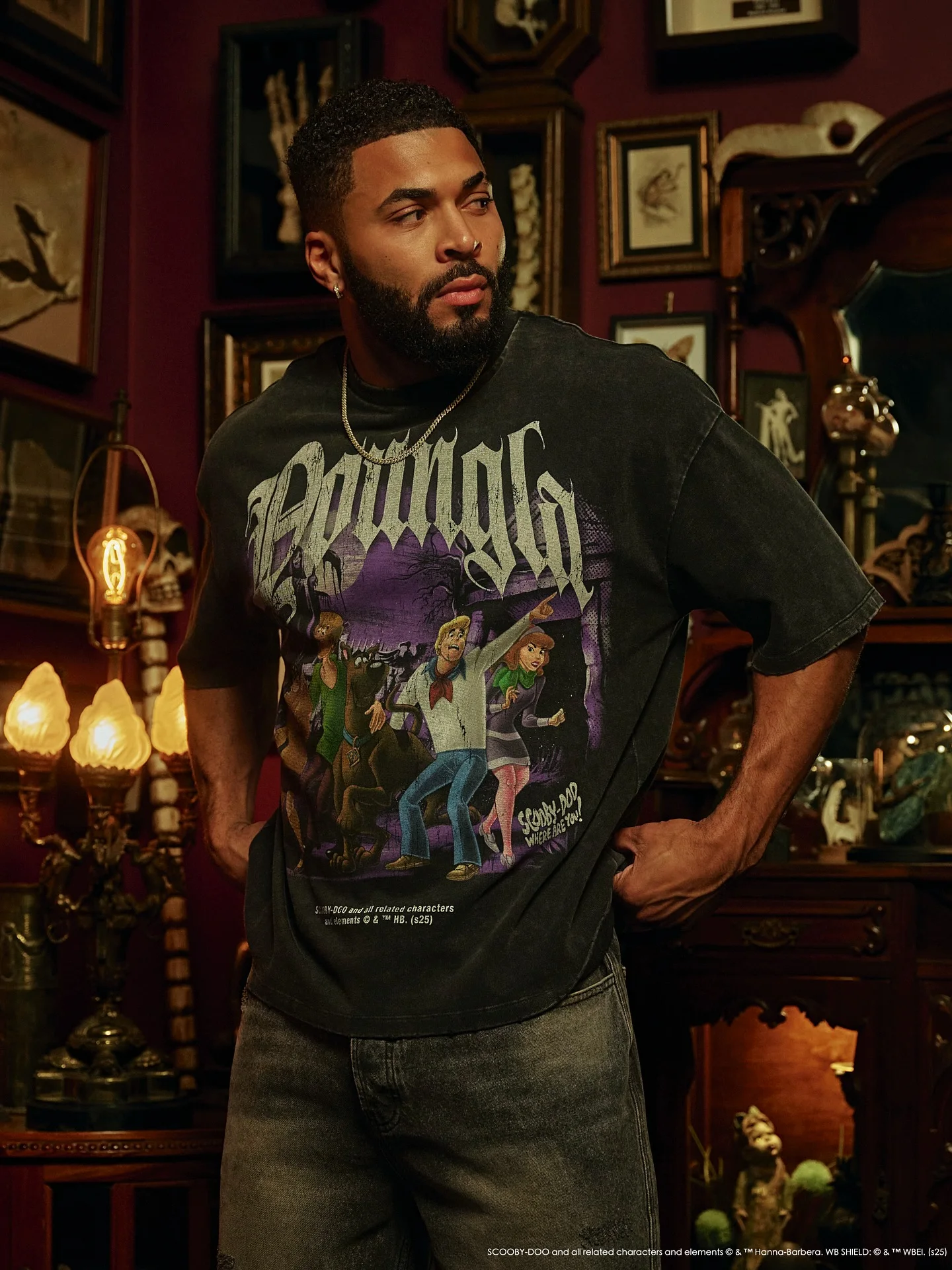 

American classic cartoon graphic t shirts fashion high street casual oversized t shirt cotton new short sleeved couples y2k top