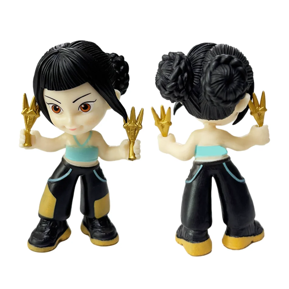 جديد الساحرة الصيادة مربع رومي زوي ميرا أنيمي بولي فينيل كلوريد مجموعة شخصيات سطح المكتب الحلي الأطفال الكبار هدية السنة الجديدة #6