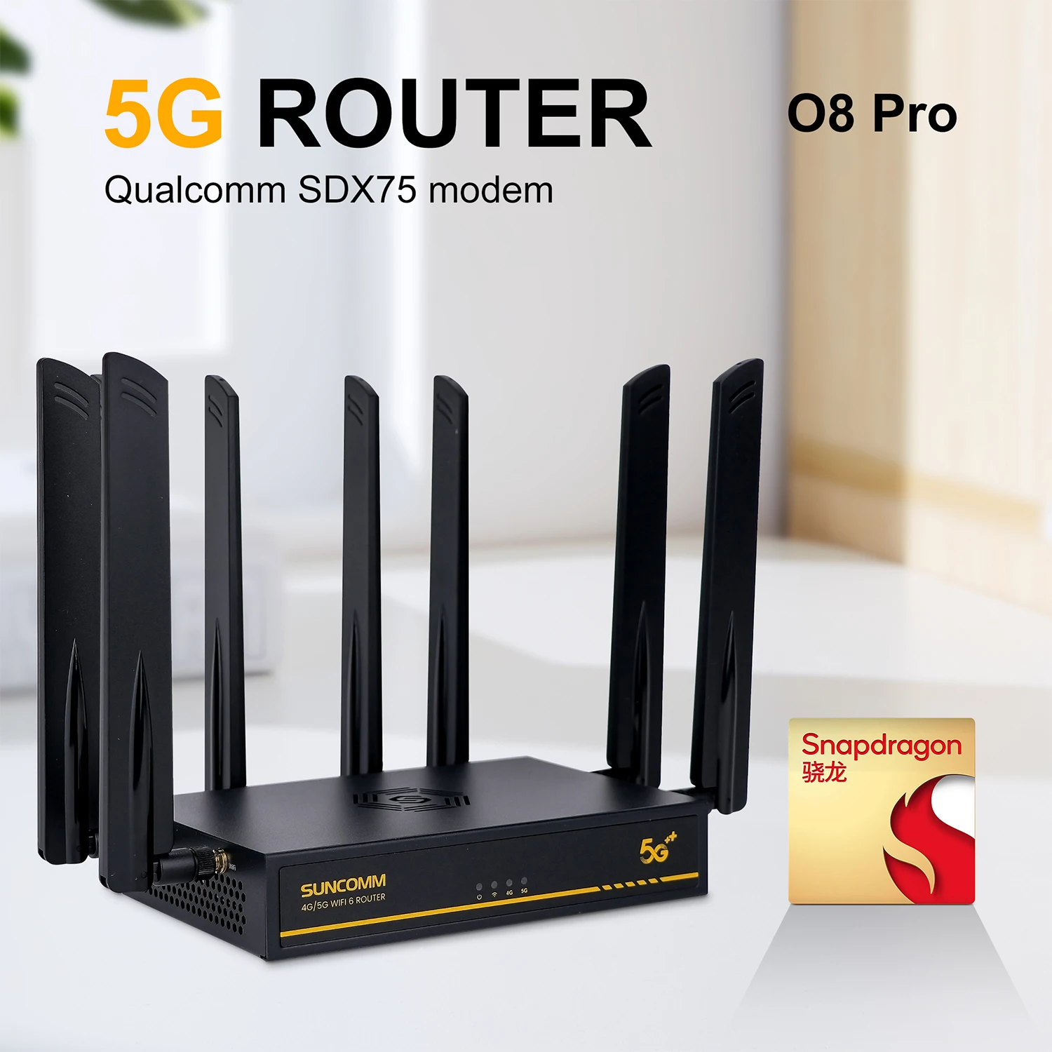 New X75 O8 Ultra 4G 5G Router WiFi 6 NR NSA MmWave Change IMEI Band Lock VPN Dual SIM Card Mesh 5G Sim Router AA