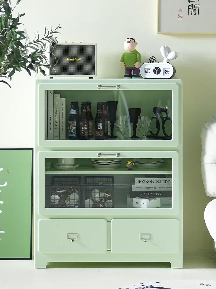 Dopamine chest Internet celebrity side  Snack  Children's toy storageFigure display Living room locker