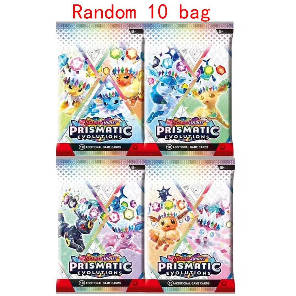 10/20 Pcs Poke Card Prismatic 151 Evolutions English Booster Battle Poke Cards Battle Game Carte Trading Collection Cards