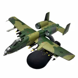 1/100 Scale US A-10 A10 Thunderbolt II Warthog Hog Attack Plane Fighter Diecast Metal Aircraft Model Children Boy Toy Gift