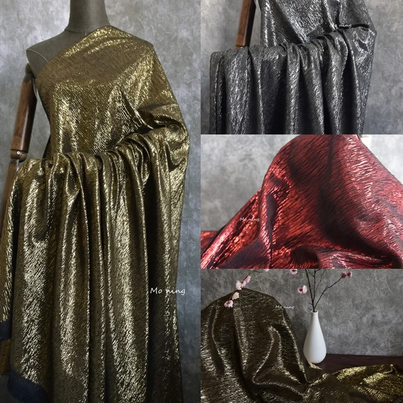 

Плиссированная ткань, приятная для кожи, дышащие весенне-летние платья, костюмы для выступлений, одежда для шитья по метрам, ткань «сделай сам»