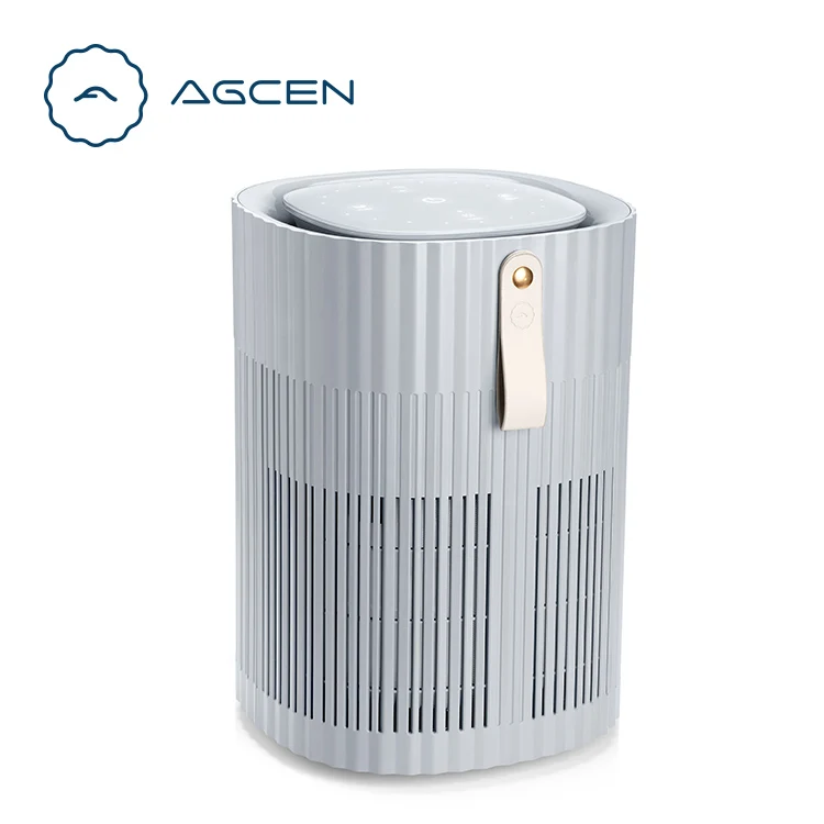 AGCEN 2020 Autumn New Purificador De Ar Desktop Air Purifier UV Light Kill Bacteria   With True HEPA Filter