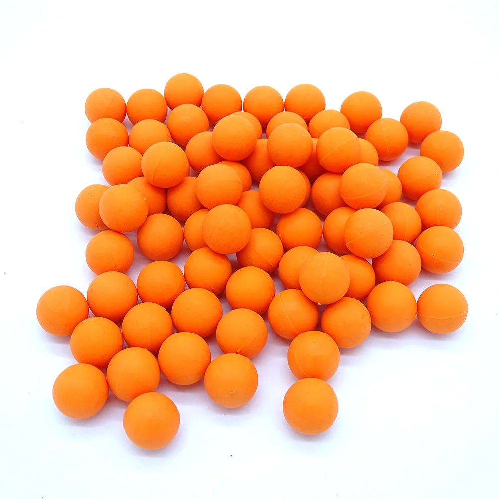 Paintball Bullet 68 Caliber Reusable Pvc .68cal 20PCS Solid Rubber Ball Paint Ball Training Accessories Drive Away Animals Ball