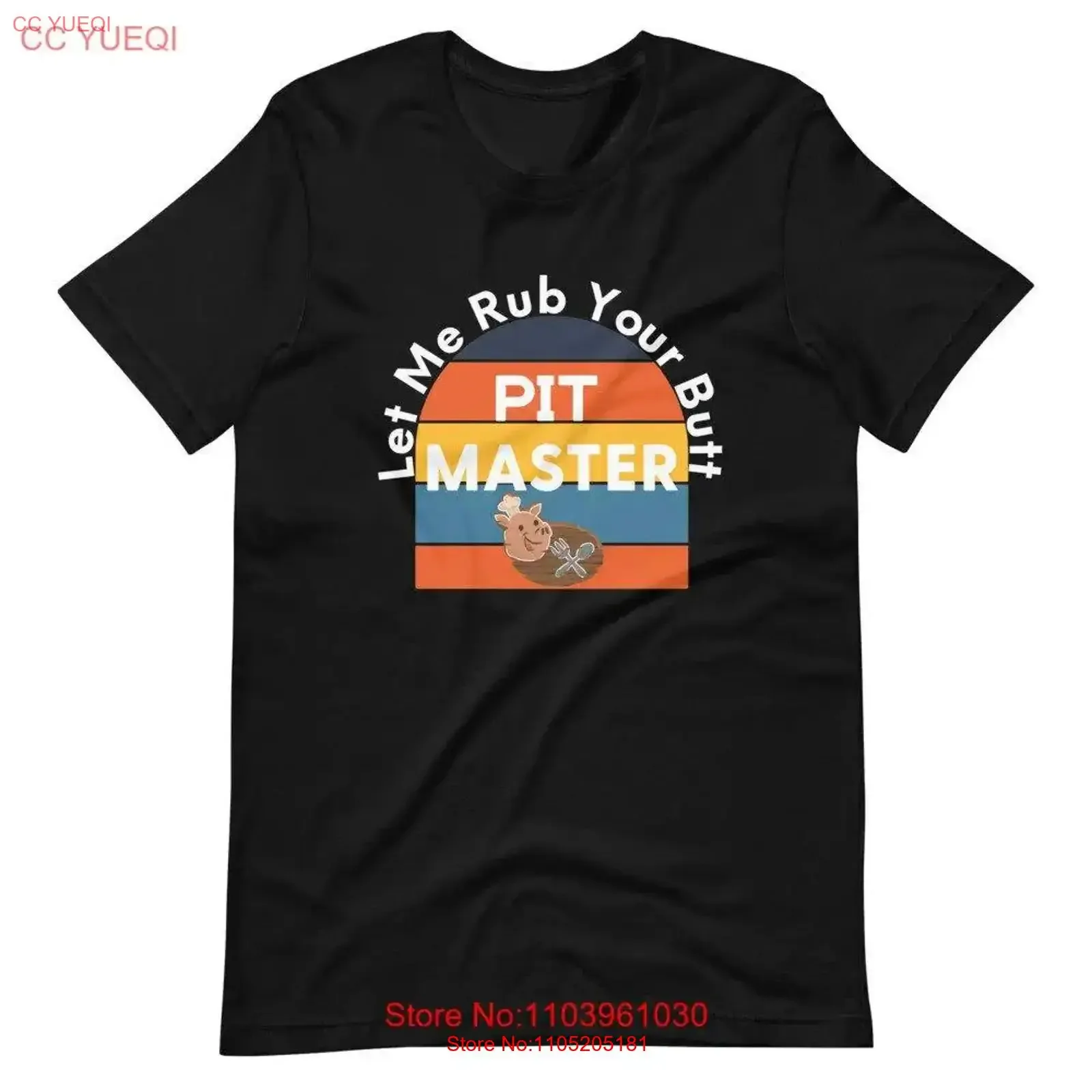 

Футболка Let Me Rub Your Butt Pit Master BBQ для гриляров, гриля, забавная футболка для папы, дня отца, винтажная, растянутая, стильная, мягкая