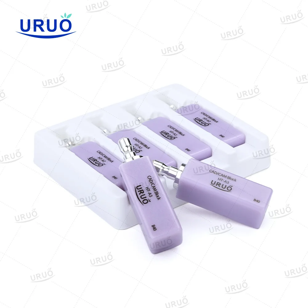 2Box Dental Lithium Disilicate C14/B40 Glass Ceramics Cubos Block For CAD CAM disilicato di litio Chairside Restoration Material