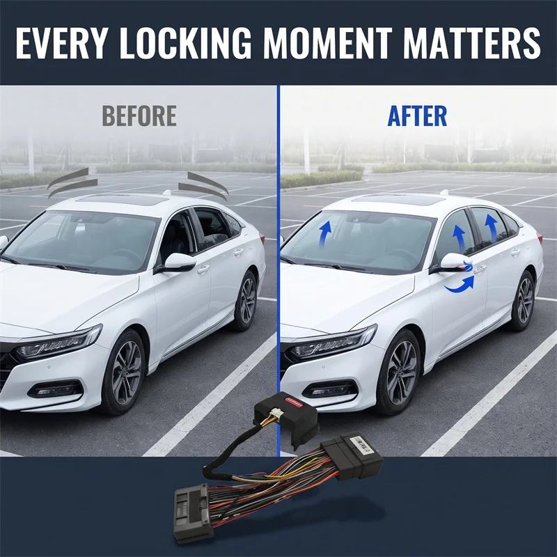 Applicable to 2017-2026 Honda CR-V Window Module Modification Lock Car Automatic Closing Window Folding Mirror Accessories