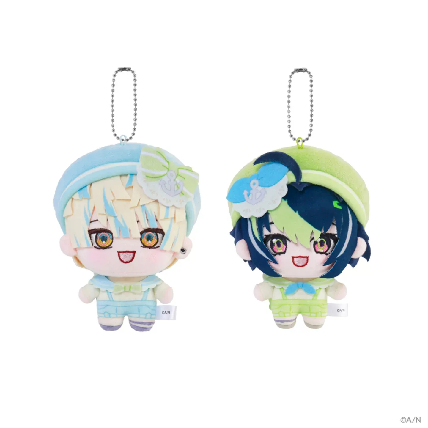 15cm-offical-figures-cos-anime-nijisanji-hibachi-mana-ihai-midori-big-headed-doll-medal-plush-pendants-kids-fans-adult's-gifts