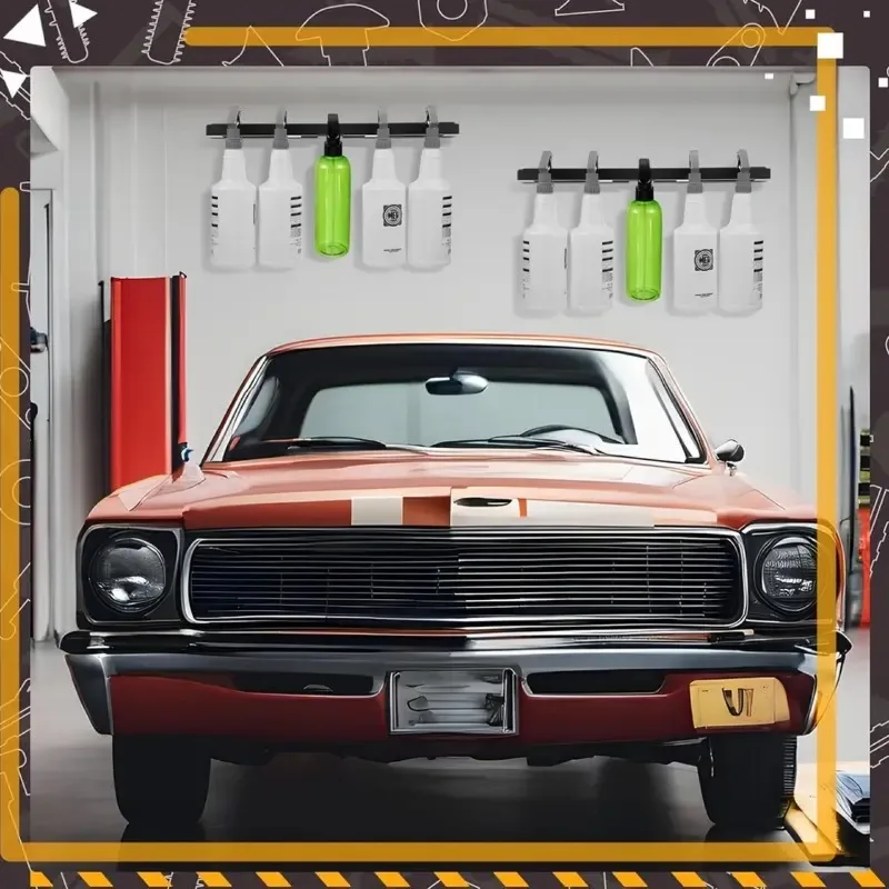 Car Detailing Supplies Storage Rack For Metal Trigger Bottle Rack Trigger Bottle Rack Suitable