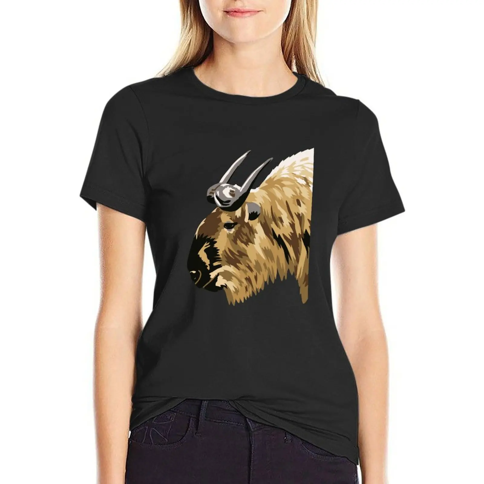 

Takin Portrait T-shirt shirts graphic tees Blouse t shirts for Women graphic